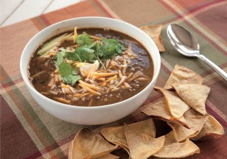 Tex-Mex black bean soup