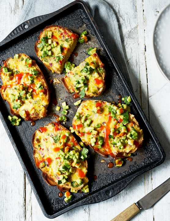 Tex-Mex cheese on toast