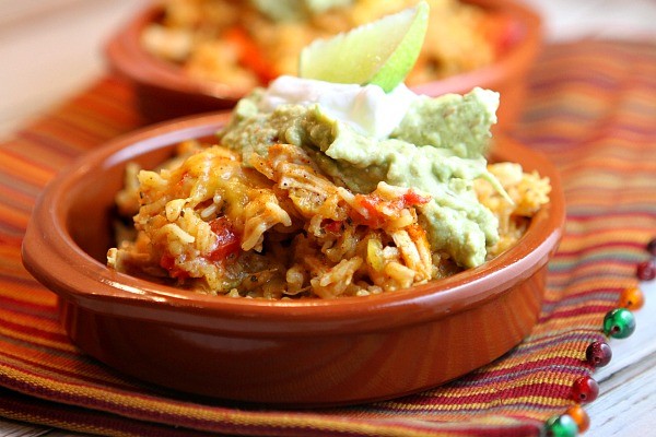 Tex Mex chicken and rice casserole