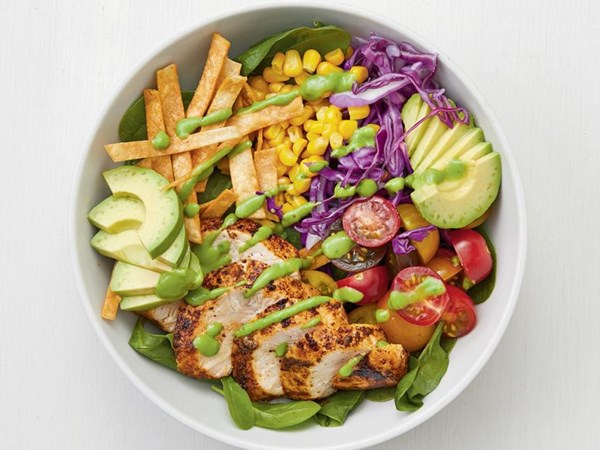 Tex-Mex chicken salad bowl 