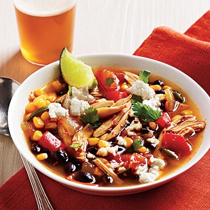 Tex-Mex chicken soup