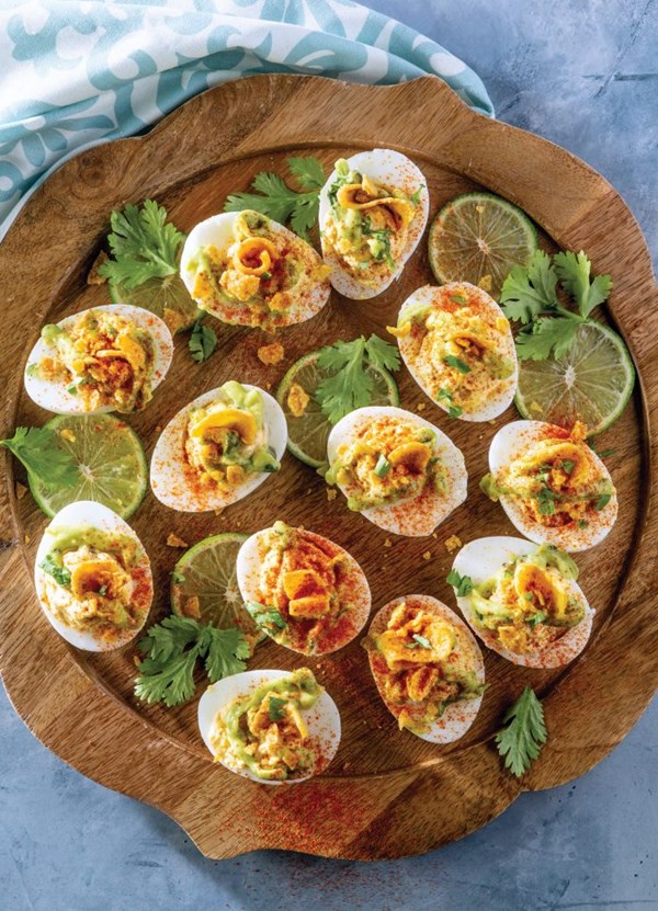 Tex-Mex deviled eggs