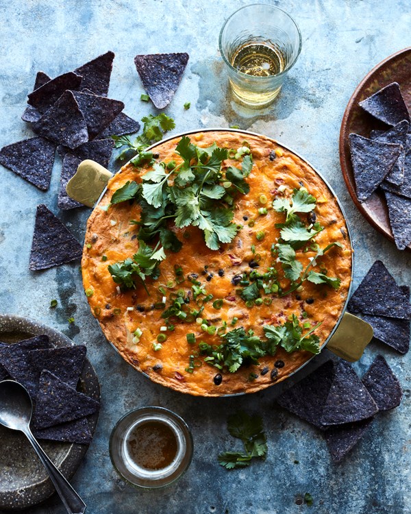 Tex Mex enchilada queso