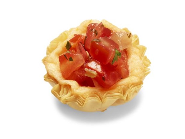 Tex-Mex phyllo shells