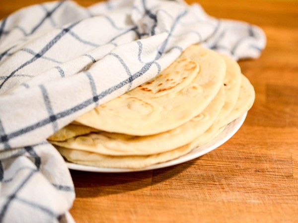 Tex-Mex-style soft and chewy flour tortillas