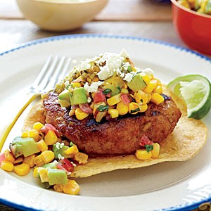 Tex-Mex turkey burgers