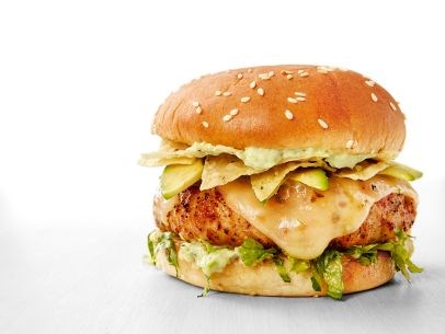 Tex-Mex turkey burgers with avocado mayonnaise