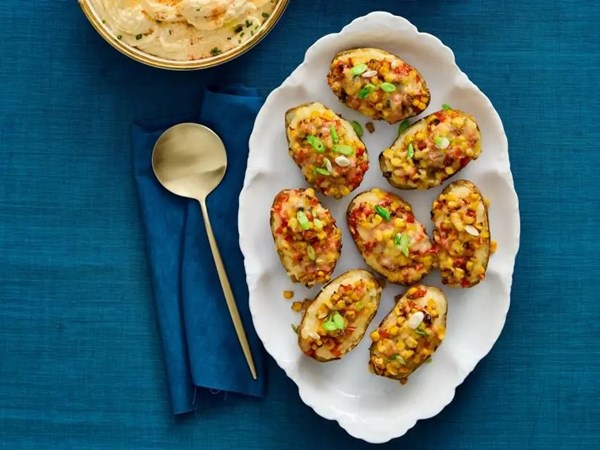 Tex-Mex twice-baked potatoes
