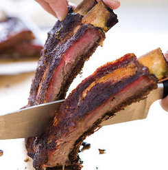 Texas barbecued beef ribs