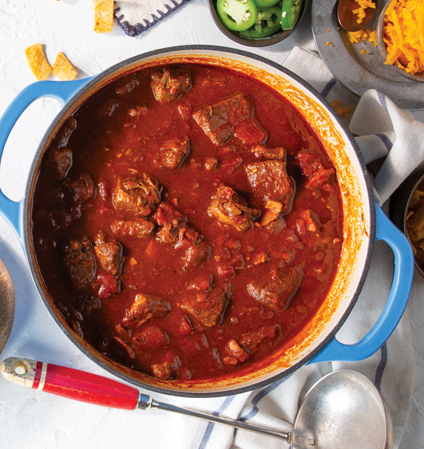 Texas brisket chili