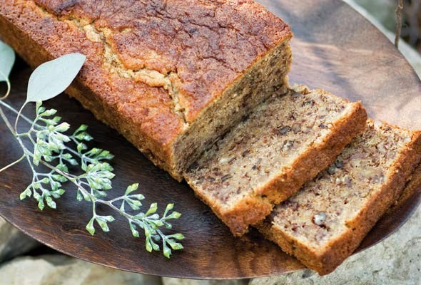 Texas pecan-banana bread