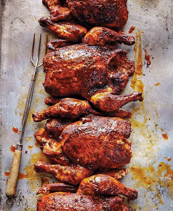 Texas smoked chicken