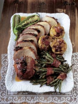 Texas spice-rubbed roast pork