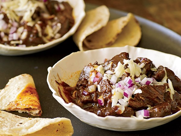 Texas-style chili with beer