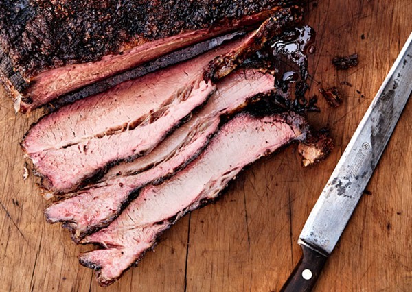Texas-style smoked brisket