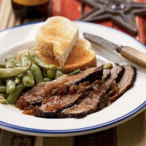Texas-style smoked brisket
