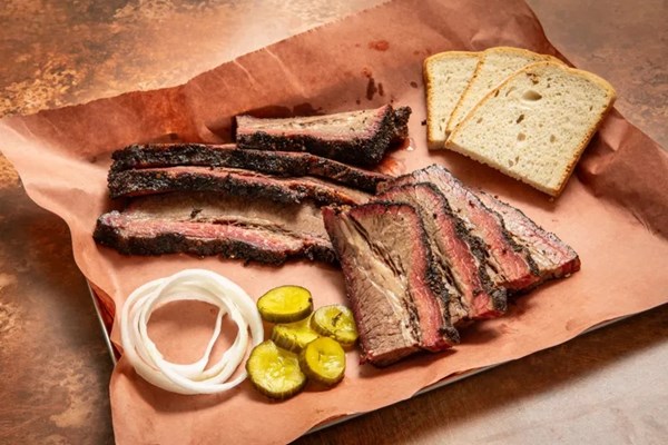 Texas-style smoked brisket