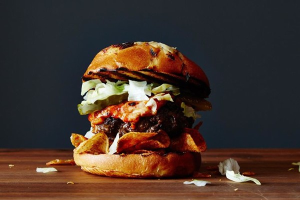 Texas tailgate burger