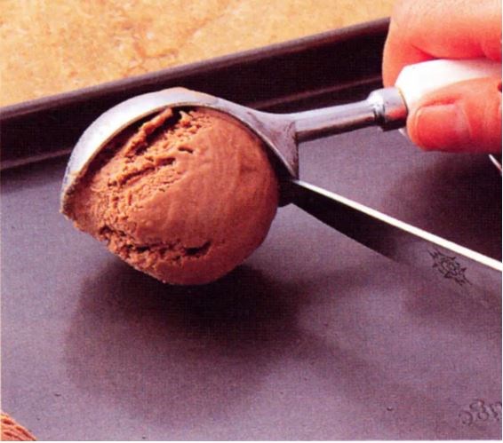 Textured scoops