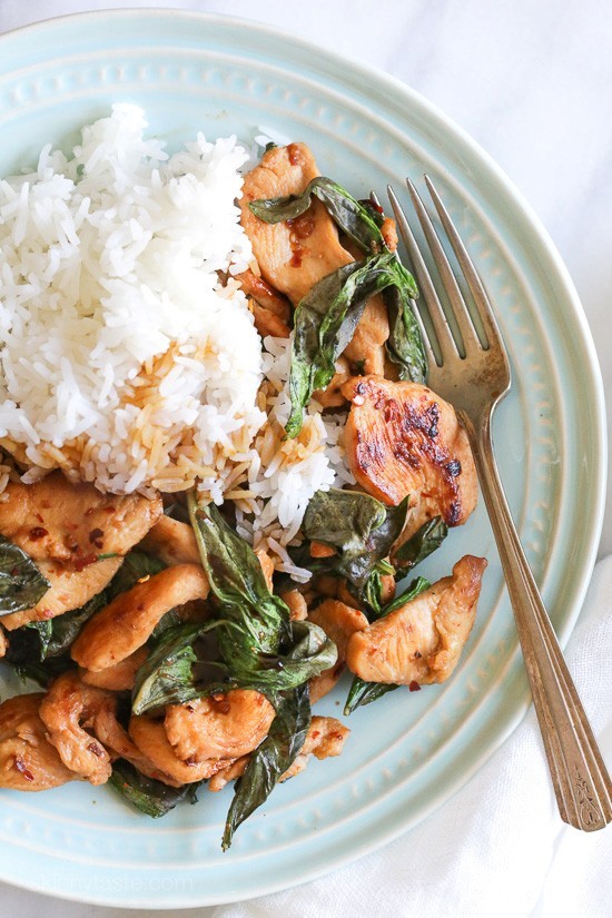 Thai basil chicken (Pad grapow)