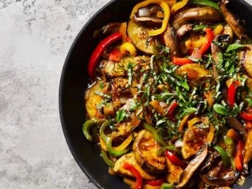 Thai basil eggplant