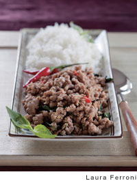 Thai basil pork (Pad gkaprow mu)