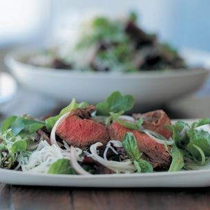 Thai beef noodle salad