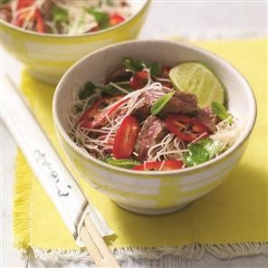Thai beef noodle salad