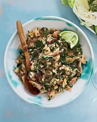 Thai catfish salad (Laap pla duk)