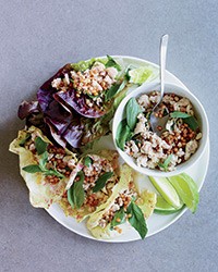 Thai chicken and wheat berry salad