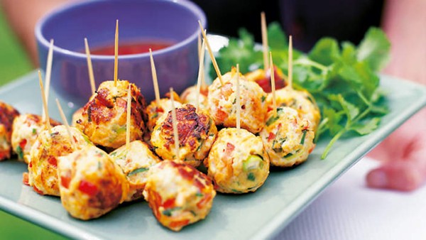 Thai chicken balls