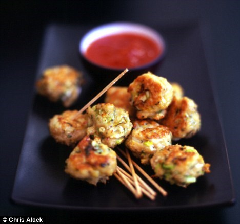 Thai chicken cakes