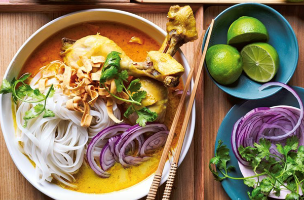 Thai chicken khao soi