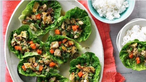 Thai chicken larb