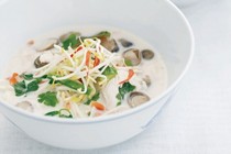 Thai chicken noodle soup