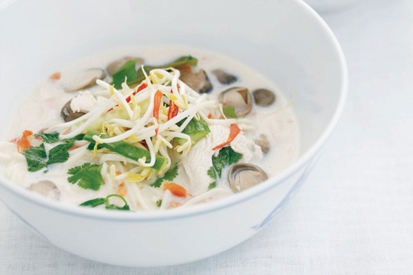 Thai chicken noodle soup