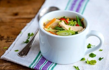 Thai chicken soup