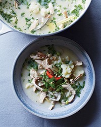 Thai chicken soup