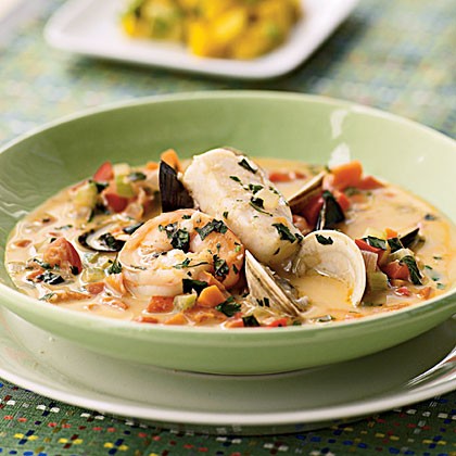 Thai-coconut bouillabaisse