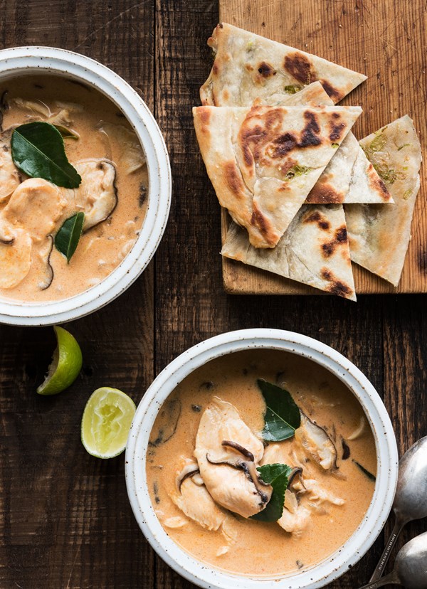 Thai coconut chicken soup