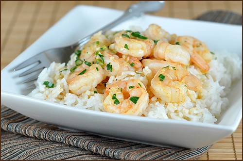 Thai coconut curry shrimp