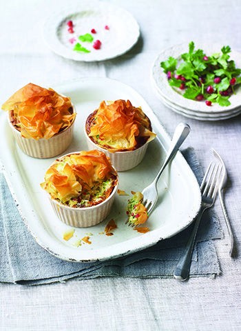 Thai crab mini pies