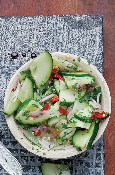 Thai cucumber relish (Ajad)