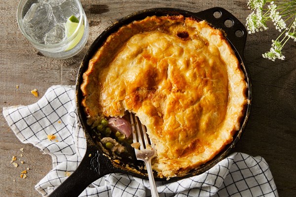 Thai-curry chicken pot pie 