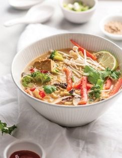 Thai curry noodle soup