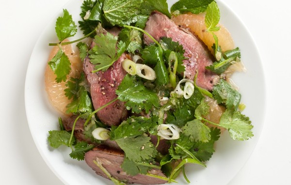 Thai duck and grapefruit salad