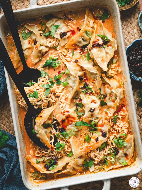 Thai dumpling casserole