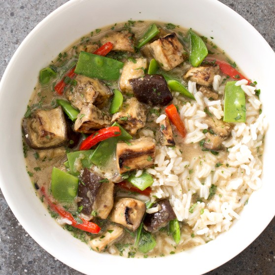 Thai eggplant curry