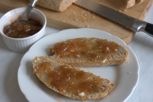 Thai ginger, rhubarb and chilli jam