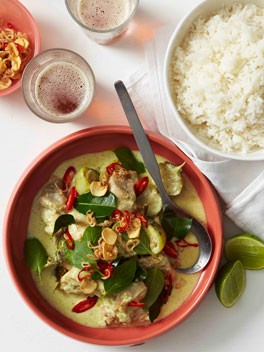 Thai green chicken curry